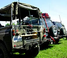 Military Land Rover Tailgate