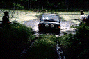 Bill's Range Rover crossing the pond.