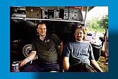 Dixon and Ben take a break