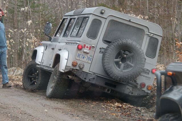 Ben Smith stuck fast at the German Bund Camp site