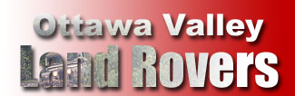 Ottawa Valley Land Rovers Banner