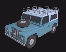 3D Land Rover